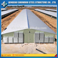 Weld H Column Beam Prefabricated Steel Chicken Shed Prefab Poultry House